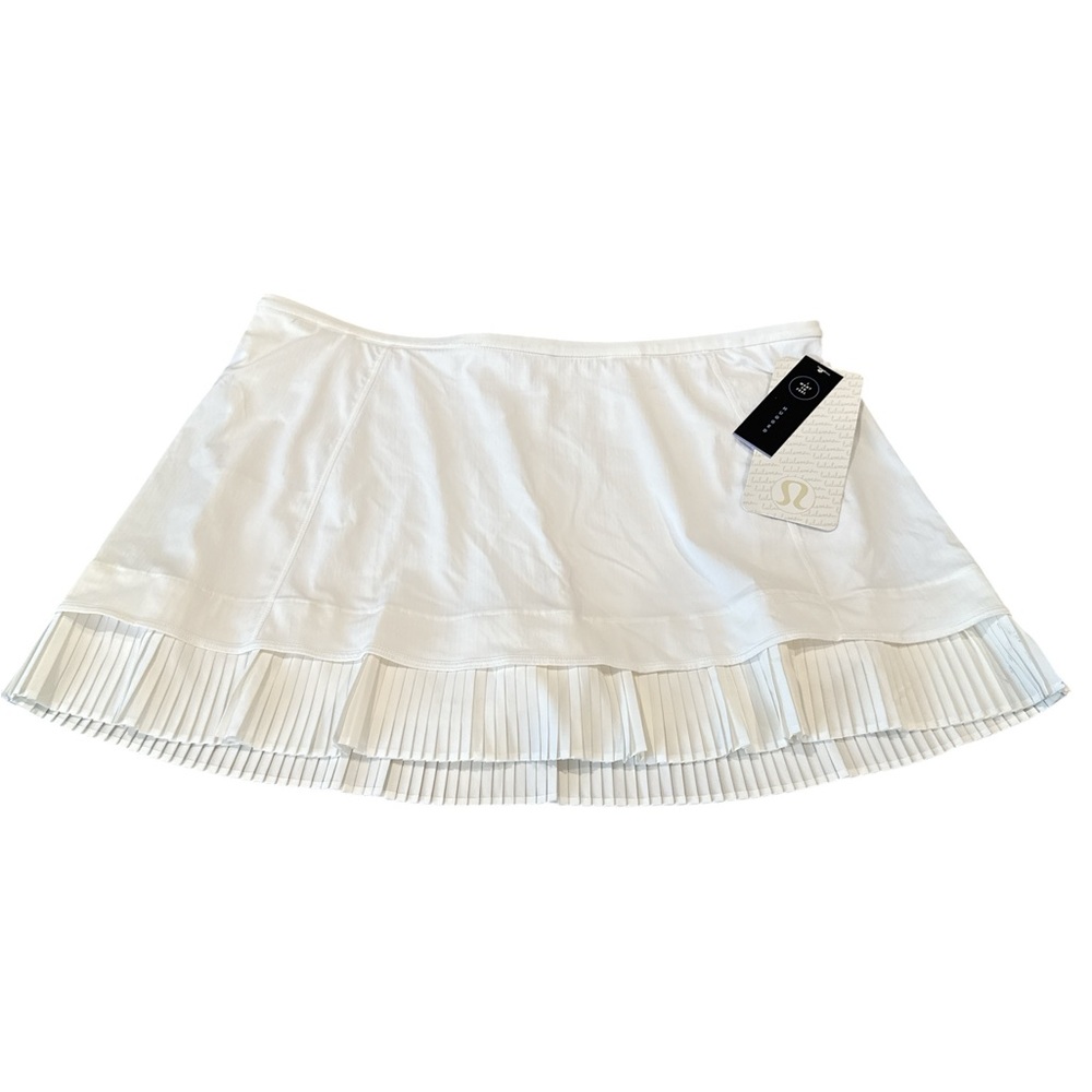Lululemon City Sky Run By Skirt, NWT, Size-10, Color-White